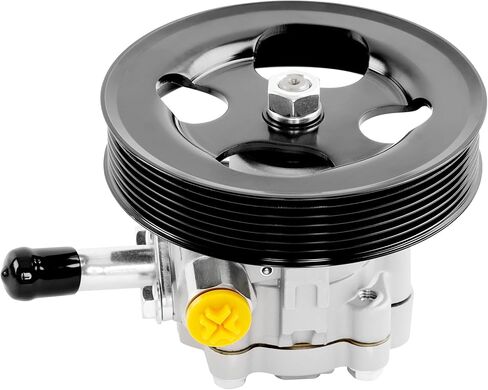 Power Steering Pump, with Pulley, Compatible with 2004-2011 Nissan Titan/Armada/Pathfinder and Infiniti QX56, Only Fits 5.6L V8 engines, Replace #21-5366, 49110-7S000, 990-0741, 5898 in Saudi Arabia
