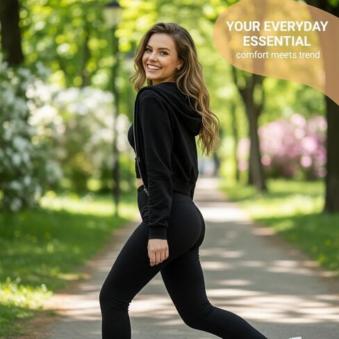 Cropped Hoodie, Black, L in Saudi Arabia