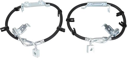 Front Driver and Passenger Side Brake Hydraulic Oil Hoses Compatible with 2011-2017 Jeep Wrangler and 2018 Jeep Wrangler JK in Saudi Arabia
