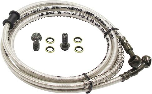 10mm 1800mm Hydraulic Braided Brake Cable Hose Line 70.86 INCH PIT Quad Dirt Bike ATV Buggy in Kuwait