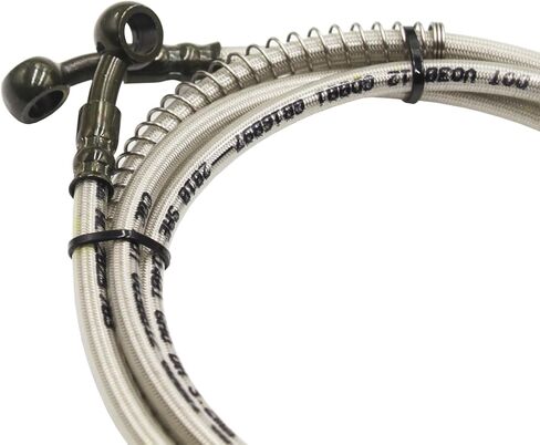 10mm 1800mm Hydraulic Braided Brake Cable Hose Line 70.86 INCH PIT Quad Dirt Bike ATV Buggy in Kuwait