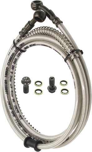 10mm 1800mm Hydraulic Braided Brake Cable Hose Line 70.86 INCH PIT Quad Dirt Bike ATV Buggy in Kuwait