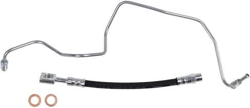 4X خرطوم الفرامل الخلفي خط الفرامل استبدال خرطوم الفرامل الهيدروليكي - الخلفي الداخلي والخارجي للكلاسيكو 2011-2013 للجولف 1999-2006 لجيتا 1999-2005 لأودي TT 2000-2006 استبدال # 18J4604 in Kuwait