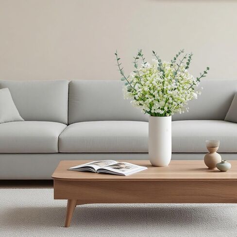 100 قطعة من زهور التنفس الاصطناعية للأطفال، زهور اصطناعية ذات ملمس حقيقي، مجموعة جيبسوفيلا وهمية لقطع مركزية الزفاف، ديكور حديقة المنزل والحفلات in Kuwait