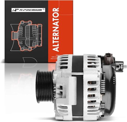 مولد كهربائي ممتاز متوافق مع Ford F-250 F-350 F-450 F-550 Super Duty 2008 2009 2010 V8 6.4L، 12V 200A CW 8-Groove Pulley، استبدال # 104210-6103، 7C3Z10346EA in Saudi Arabia