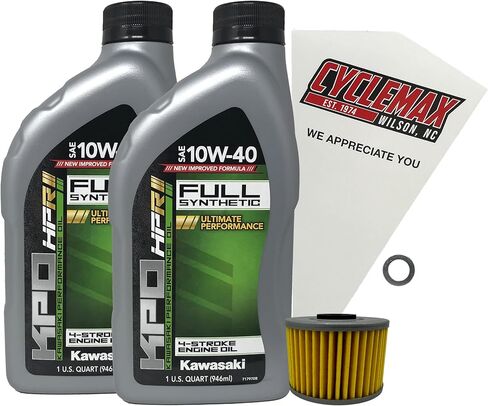 مجموعة تغيير زيت KPO الاصطناعية الكاملة المتوافقة مع 2006-2012 Kawasaki KX450F in Saudi Arabia