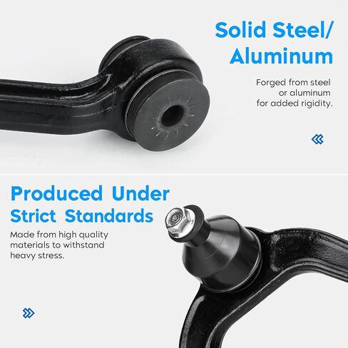 أذرع التحكم العلوية الأمامية مع وصلة كروية لـ Escalade 02-06، Chevy Silverado 99-06، Suburban 1500 Tahoe Avalanche Express GMC Sierra Savana Yukon Suspension Kit K80826 15864153 in Saudi Arabia