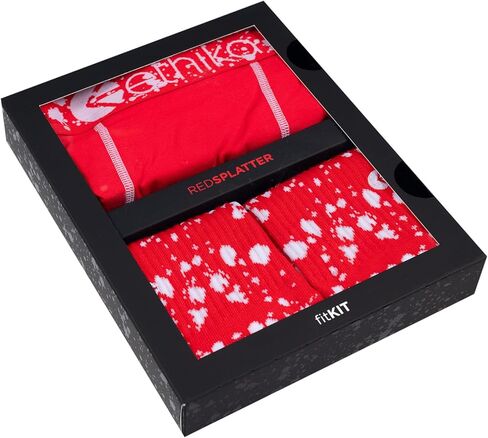 Ethika Men's Boxer Brief Fit Kit | Red Splatter in Saudi Arabia