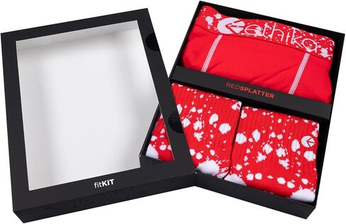 Ethika Men's Boxer Brief Fit Kit | Red Splatter in Saudi Arabia