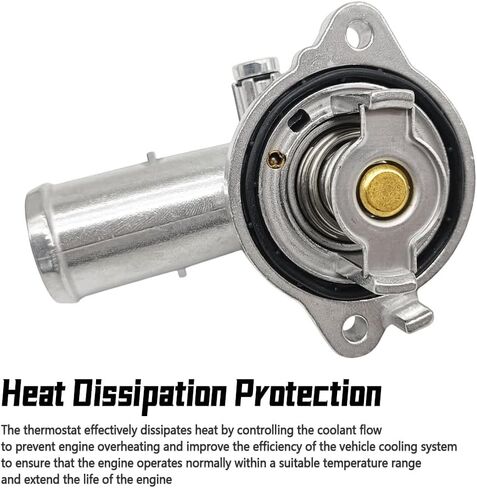 ترموستات 180 درجة فهرنهايت متوافق مع Wrangler JK 2012-2018، مجموعة مبيت ترموستات الألومنيوم المحدثة in Kuwait