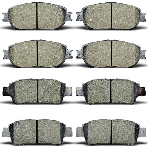 Front Rear Ceramic Brake Pads set 8pcs Fit For 2004-2010 For Toyota For Sienna, D906 D995 in Saudi Arabia