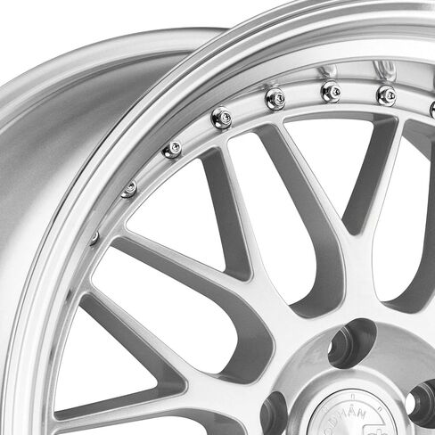 18x9.5 Aodhan AH02 AH2 5x120 35 Silver Wheel Rim in Kuwait