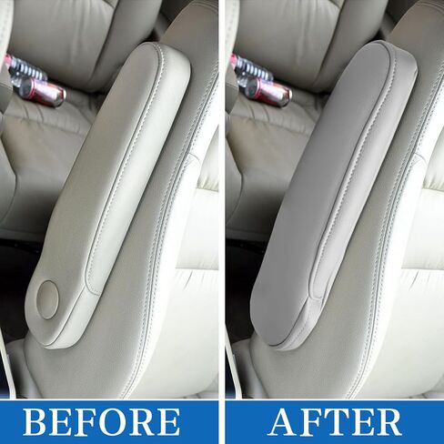 Compatible with Car Front Seat Armrest Cover for Honda Odyssey 2005 2006 2007 2008 2009 2010 Microfiber Leather Seat Arm Rest Cover for Front Driver and Passenger Side 2PCS Gray in Kuwait