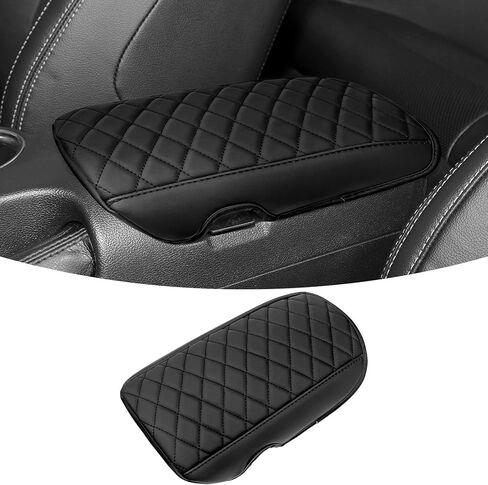 ZZEQYG Center Console Cover for Ford Mustang 2015-2025 Accessories Center Console Armrest Box Leather Auto Armrest Cover Protector in Kuwait