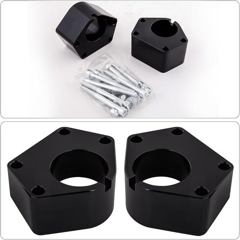 AJP Distributors 2" Front Strut Spacer Leveling Lift Kit Suspension Black Compatible/Replacement For T100 Pickup IFS 4WD 1986 1987 1988 1989 1990 1991 1992 1993 1994 1995 86 87 88 89 90 91 92 93 94 95 in Saudi Arabia