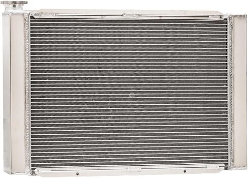Automotive Replacement Engine Radiators 4 Row Radiator Shroud Fan For Chevy GM SBC BBC High Performance 28"X19" Universal Radiator Aluminum Radiator Fan in Kuwait