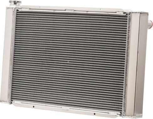 Automotive Replacement Engine Radiators 4 Row Radiator Shroud Fan For Chevy GM SBC BBC High Performance 28"X19" Universal Radiator Aluminum Radiator Fan in Kuwait
