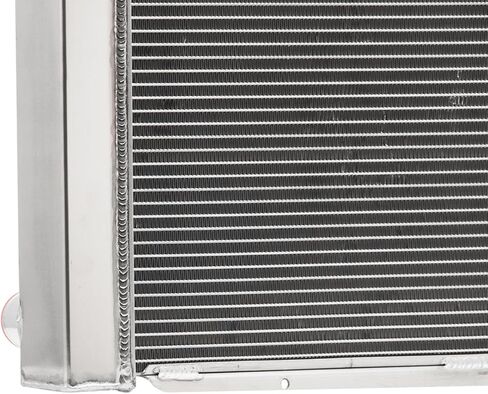 Automotive Replacement Engine Radiators 4 Row Radiator Shroud Fan For Chevy GM SBC BBC High Performance 28"X19" Universal Radiator Aluminum Radiator Fan in Kuwait