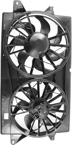 Dual Radiator and Condenser Fan Assembly Replaces# FA70127, CF15019 for Ford Windstar 3.8L 1999 2000 2001 2002 2003, for Windstar 3.0L 1999 2000, (1x) in Saudi Arabia