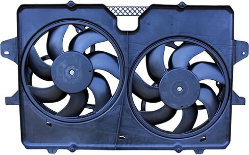 Dual Radiator and Condenser Fan Assembly Replaces# CF15044, 8L8Z8C607B for Ford Escape 3.0L 2008 2009 2010 2011 2012, for Mercury Mariner 3.0L 2008 2009 2010 2011, (1x) in Saudi Arabia