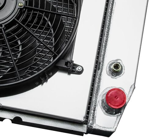 Automotive Replacement Engine Radiators 4 Row Radiator Shroud Fan For Chevy GMC C2500 C3500 K2500 K3500 Pickup 7.4L 1988-2000 Aluminum Radiator Fan in Saudi Arabia