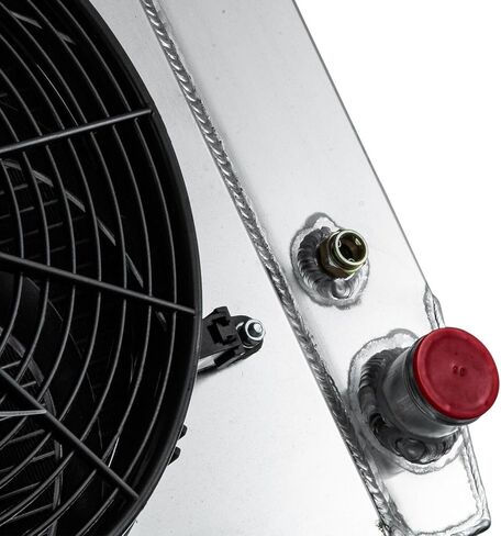 Automotive Replacement Engine Radiators 4 Row Radiator Shroud Fan For Chevy GMC C2500 C3500 K2500 K3500 Pickup 7.4L 1988-2000 Aluminum Radiator Fan in Saudi Arabia