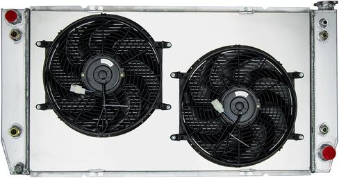 Automotive Replacement Engine Radiators 4 Row Radiator Shroud Fan For Chevy GMC C2500 C3500 K2500 K3500 Pickup 7.4L 1988-2000 Aluminum Radiator Fan in Saudi Arabia
