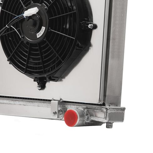 3 Rows Radiator Fan Shroud Replacement for 1999-2005 Ford F250 F350 Super Duty 6.8/7.3L V8 Radiators in Kuwait