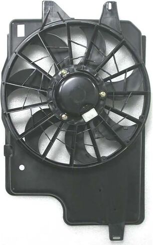 Dual Radiator and Condenser Fan Assembly Replaces# CF15022, F5ZZ8C607B for Ford Mustang 3.8L 1994 1995 1996, (1x) in Saudi Arabia
