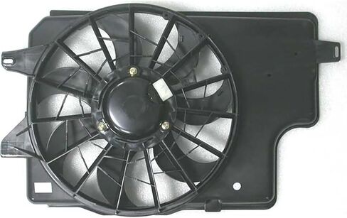 Dual Radiator and Condenser Fan Assembly Replaces# CF15022, F5ZZ8C607B for Ford Mustang 3.8L 1994 1995 1996, (1x) in Saudi Arabia