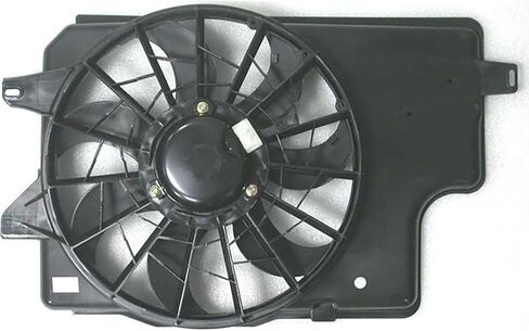 Dual Radiator and Condenser Fan Assembly Replaces# CF15022, F5ZZ8C607B for Ford Mustang 3.8L 1994 1995 1996, (1x) in Saudi Arabia
