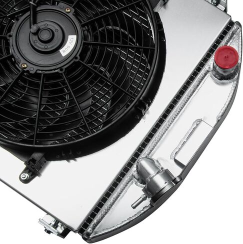 Automotive Replacement Engine Radiators 3 Row Radiator Shroud Fan For Ford HI BOY Hot Rod Chopped Chevy V8 Engine 1930 1931 1932 in Kuwait