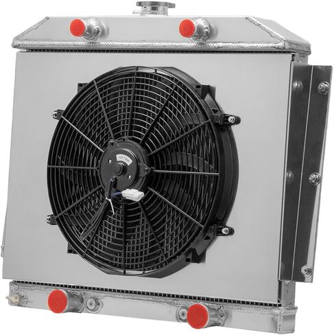 3 Row Radiator w/Shroud Fan Replacements for Mercury Car Flathead Configuration 4.2L V8 49-51 Radiators in Kuwait