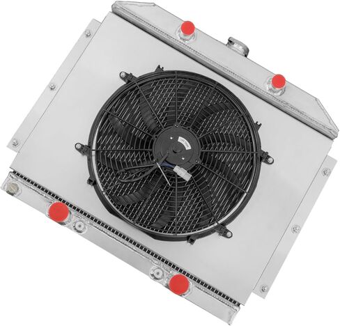 3 Row Radiator w/Shroud Fan Replacements for Mercury Car Flathead Configuration 4.2L V8 49-51 Radiators in Kuwait