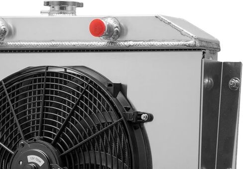3 Row Radiator w/Shroud Fan Replacements for Mercury Car Flathead Configuration 4.2L V8 49-51 Radiators in Kuwait