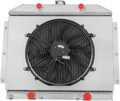 3 Row Radiator w/Shroud Fan Replacements for Mercury Car Flathead Configuration 4.2L V8 49-51 Radiators in Kuwait