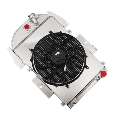 3 Row Radiator Shroud Fan Replacement for 1934,35 36 Chevy Master Deluxe Standard Truck 3.4L Radiators in Kuwait