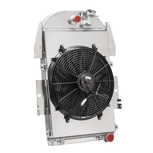 3 Row Radiator Shroud Fan Replacement for 1934,35 36 Chevy Master Deluxe Standard Truck 3.4L Radiators in Kuwait