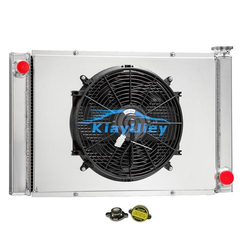 3 Row Aluminum Radiator Shroud Fan Replacements for 29"x19" Heavy Duty Chevrolet GM Chevy HOT Radiators in Kuwait