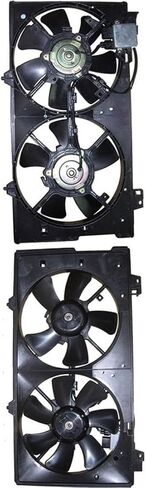 مجموعة مروحة الرادياتير والمكثف المزدوج تحل محل # AJ5715150، FS1H15140 لمازدا 6 3.0L 2003 2004 2005 2006 2007 2008، (1x) in Saudi Arabia