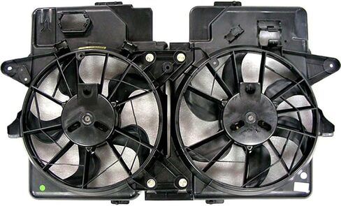 Dual Radiator and Condenser Fan Assembly Replaces# CF15063, 620165 for Ford Escape 2.5L 2009 2010 2011 2012, for Mercury Mariner 2.3L 2007 2008, for Mariner 2.5L 2009 2010, (1x) in Saudi Arabia