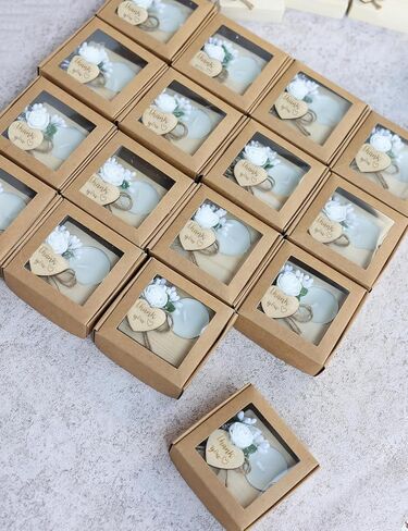 مجموعة مكونة من 50 قطعة من حاملات الشموع الخشبية، هدايا ضيوف حفلات الزفاف البوهيمية، شموع حفلات عيد الميلاد، هدايا ضيوف الأطفال، هدايا حفلات أعياد الميلاد الريفية. (عبوة من 50 قطعة، بني فاتح) in Kuwait