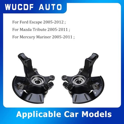 2Pcs Front Left and Right Steering Knuckle Bearing Hub Assembly 698-405 698-404 LK015 LK016 For Ford Escape 2005-2012 For Mazda Tribute 2005-2011 For Mercury Mariner 2005-2011 in Kuwait
