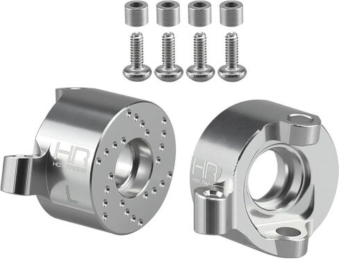 Hot Racing SXTY2108 T6 Aluminum Front Steering Blocks (Knuckles) fits Axial SCX30 in Saudi Arabia
