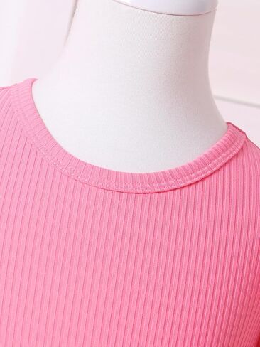 Long Sleeve Pink Tutu Dress for Toddler, Butterfly Bowknot Princess Tulle Dress for Girl Birthday Party 1-8Y in Saudi Arabia