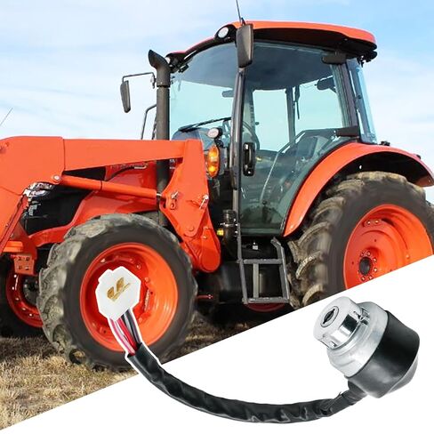52200-41210 أسطوانة قفل مفتاح الإشعال، بديلة لجرار Kubota M4900 M5700 M6800 M8200 M9000 M95SH M95SDS، يستبدل 52200-41212 in Saudi Arabia