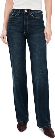 DL1961 Women's Karmine Refined Wide Leg SculptSystem High Rise Jeans in Saudi Arabia