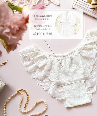 Women’s Thong Underwear Minimalist Japanese-Inspired Comfort Panties,Zero Digging, Breathable [ ALL-OVER LACE ] in Saudi Arabia