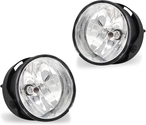 Fog Lights Assembly Compatible with 2007-2013 Ford Expedition / 2008-2011 Ford Ranger Front Bumper Driving Fog Lamps Replacement Halogen Lights Clear Lens in Saudi Arabia