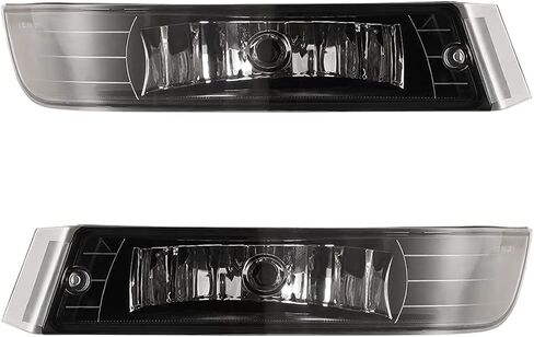 WolfX Fog Lights for 2000 2001 2002 2003 2004 2005 Chevrolet Impala Driving Fog Lamps Assembly with 893 12V37.5W Bulbs (Clear Lens) in Kuwait